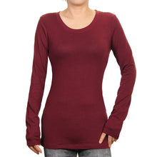 Load image into Gallery viewer, Ambiance Cotton Crew Neck Long Sleeve T-Shirt 62800