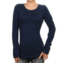Load image into Gallery viewer, Ambiance Cotton Crew Neck Long Sleeve T-Shirt 62800